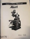 Alliant-Alliant Instruction Manual for the Model 1152-4V and 1158-4V-1152-4V and 1158-4V-01